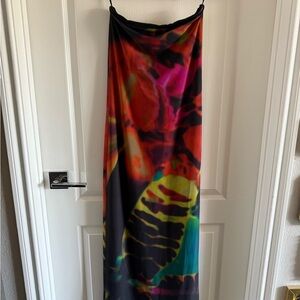 Zara Mesh Fitted Tube Top Dress